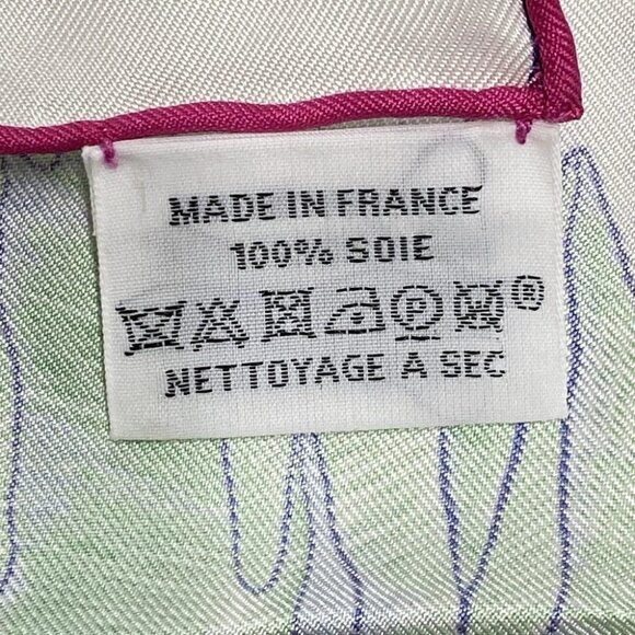 HERMES Carre 90 - White Pink Multi Scarf - Picture 4 of 6